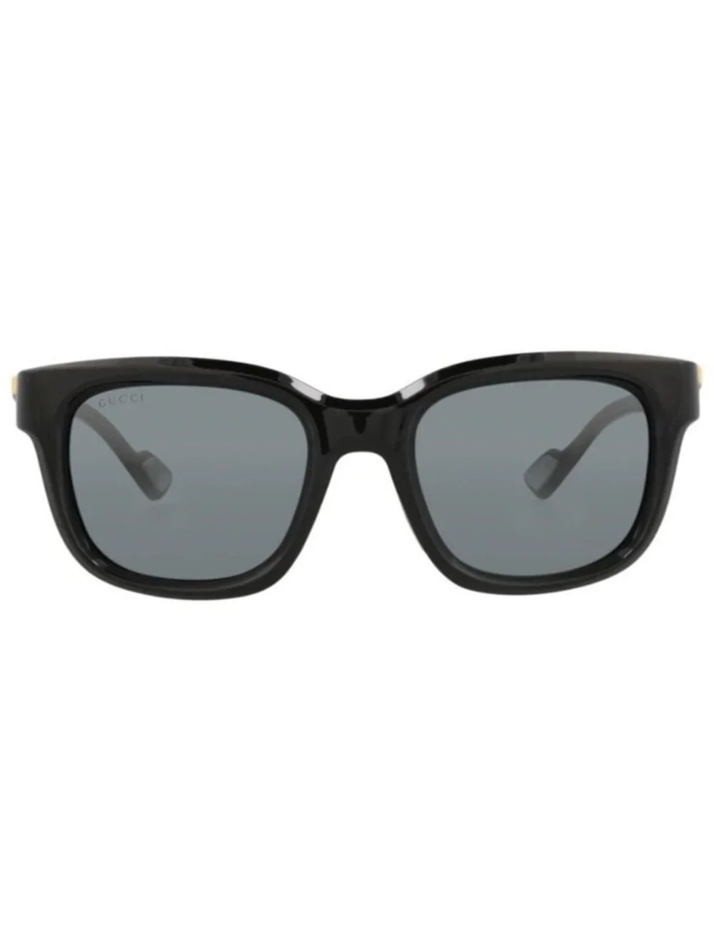 New Gucci Mens Square/Rectangle Black Black Grey Fashion Designer Sunglasses